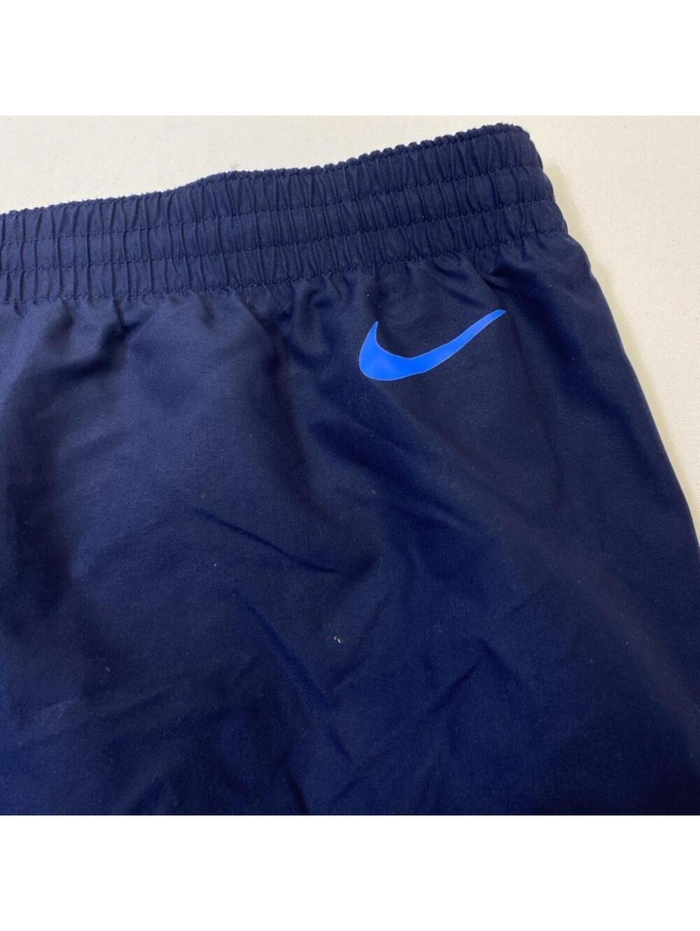 Vintage Nike Athletic Running Shorts Men's 2XL Blue Waistband Lined Pockets 9997 - Picture 9 of 15